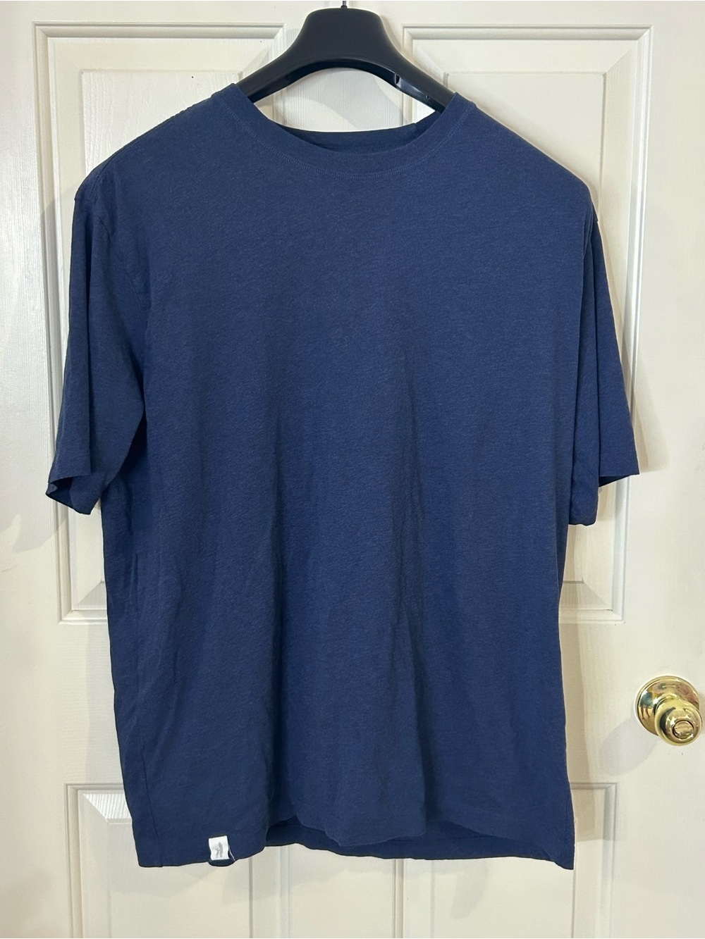 johnnie-O Heathered Spencer Cotton T-Shirt Men’s Blue Short Sleeve